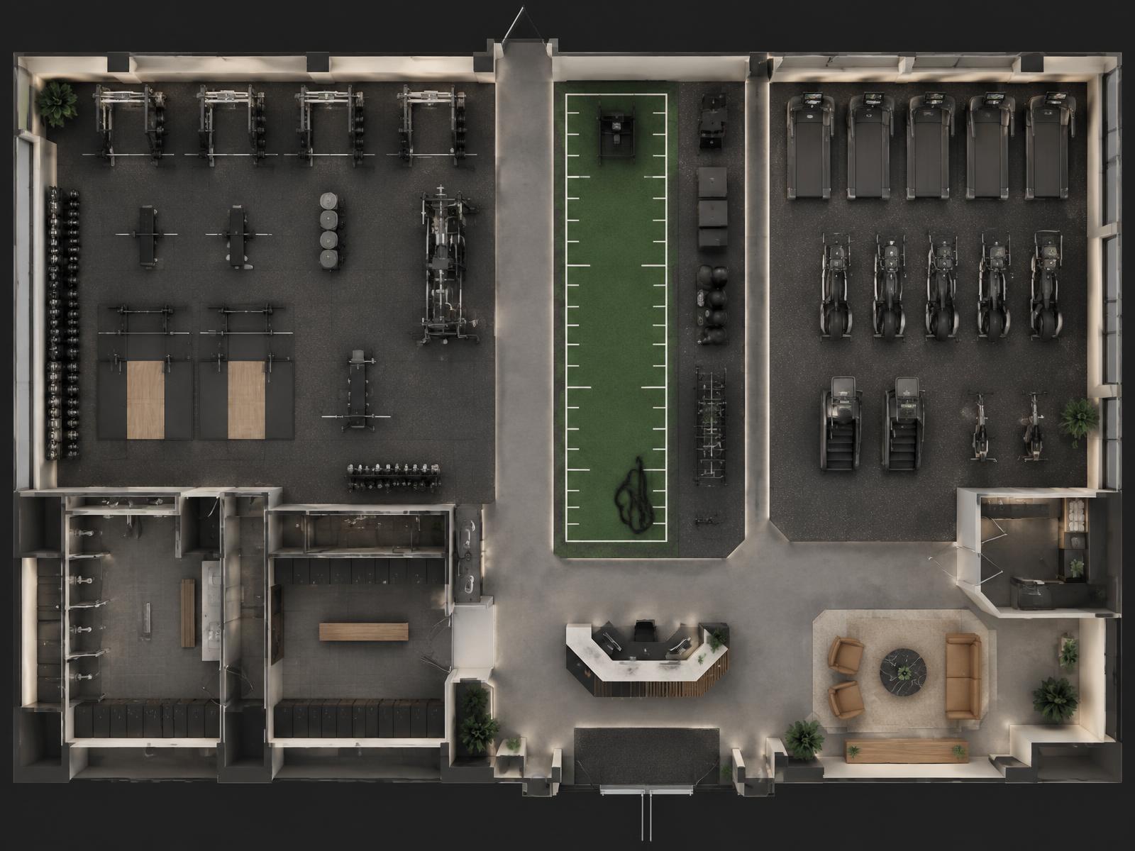 Gym layout study